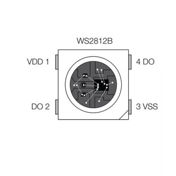 Светодиод пиксельный WS2812B