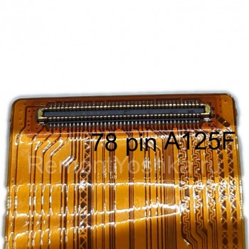 Разъём дисплея 78 pin Samsung A125F